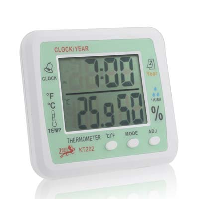 Digital Indoor / Outdoor Thermometer & Humidity with Clock / Alarm / Calendar